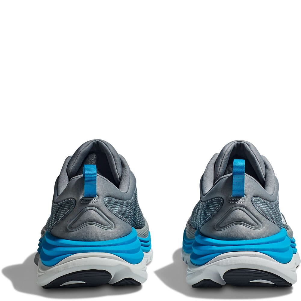 1127929-LDVB Hoka Men's Gaviota 5 Running Shoes - Limestone/Blue