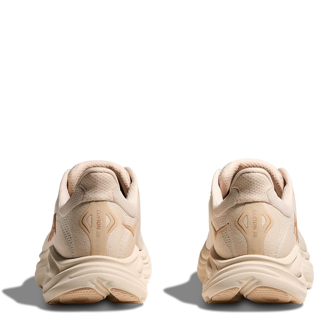 Hoka Women's Clifton 10 Athletic Shoes - Vanilla/Birch | elliottsboots