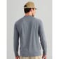 HUK Men's Airweight Crew Shirt - Stormy Blue Heather