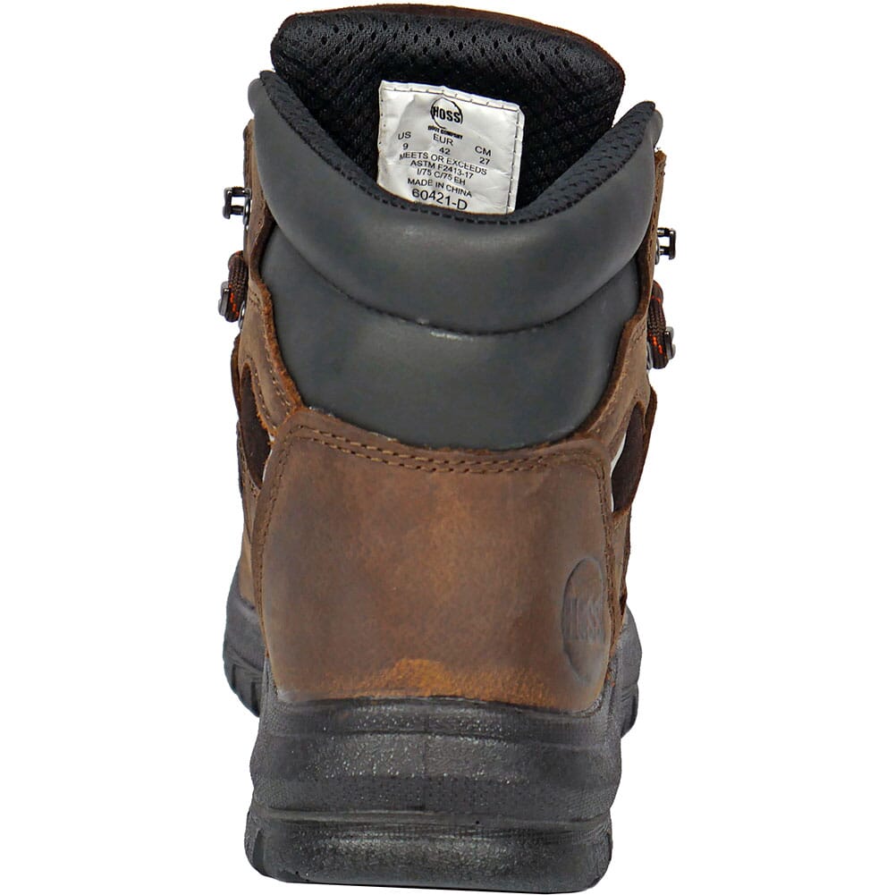 60422 Hoss Men's Adam WP SR Safety Boots - Brown