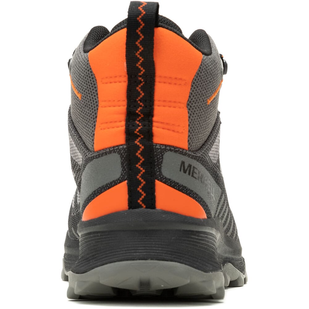 Merrell Men's Speed Eco Mid WP Hiking Boots - Charcoal/Tangerne