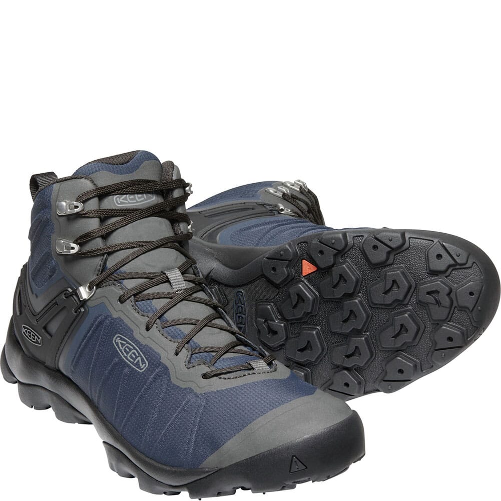 KEEN Outdoor Men s Venture Mid WP Hiking Boots Blue Nights Raven elliottsboots