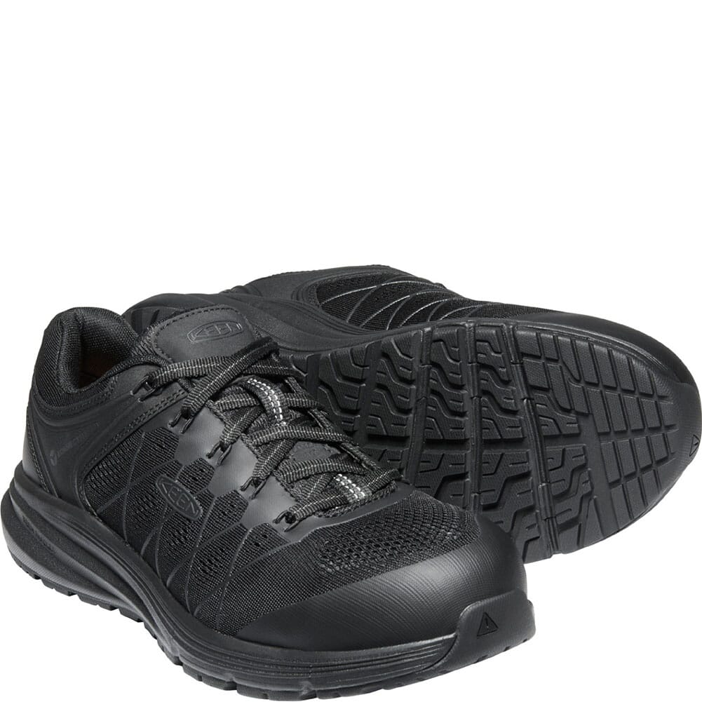 1024586 KEEN Utility Men's Vista Energy EH Safety Shoes - Black/Raven