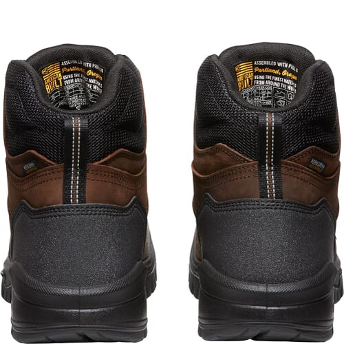 NEW KEEN men\'s independence wp ins safety boots in dark earth Keen Independence Insulated Safety Toe Work Boots - Dark  main image 4