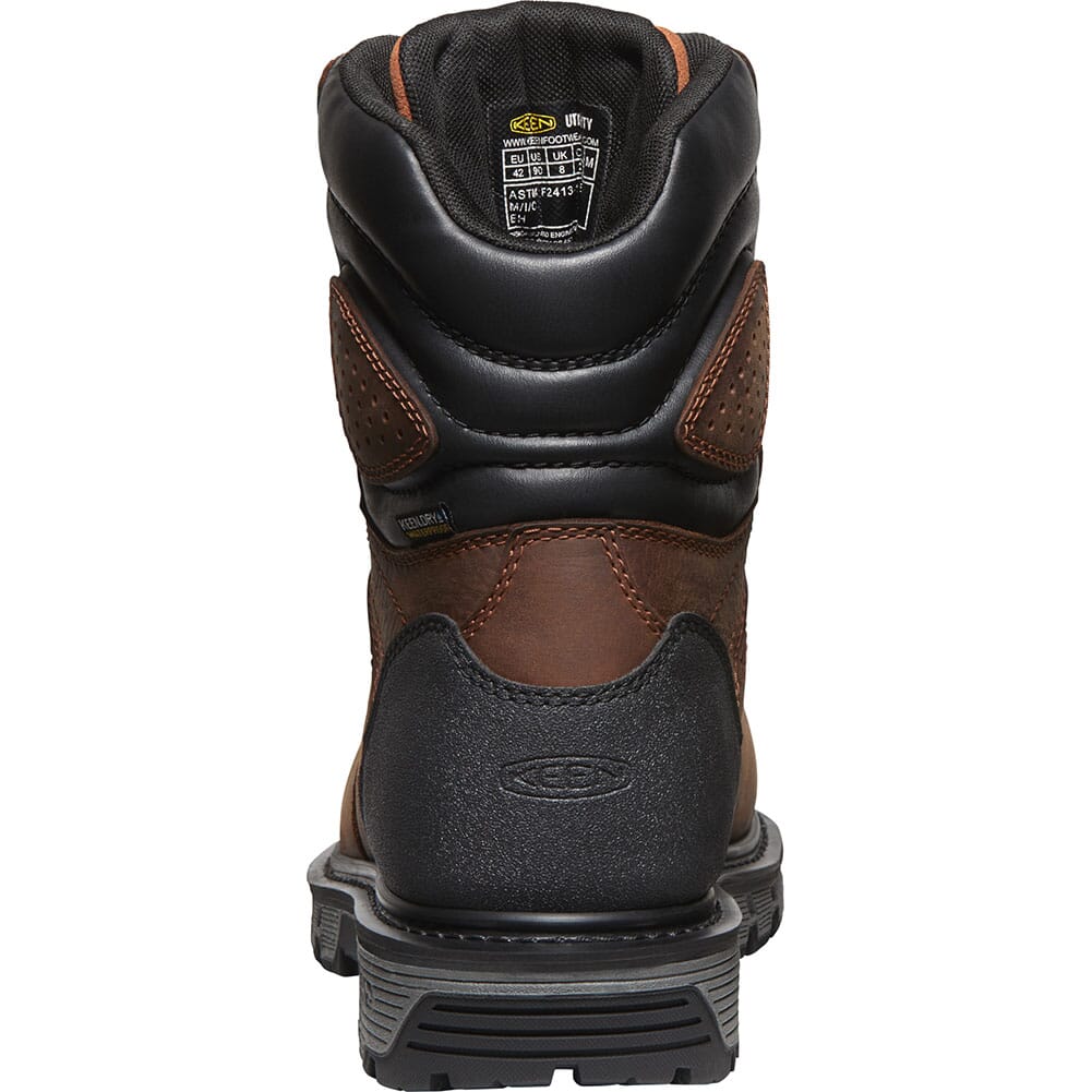 1027672 KEEN Utility Men's Camden WP Met Safety Boots - Brown/Black