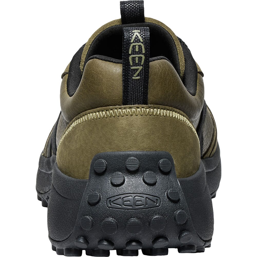 KEEN Outdoor Men's KS86 Leather Sneakers - Dark Olive/Black