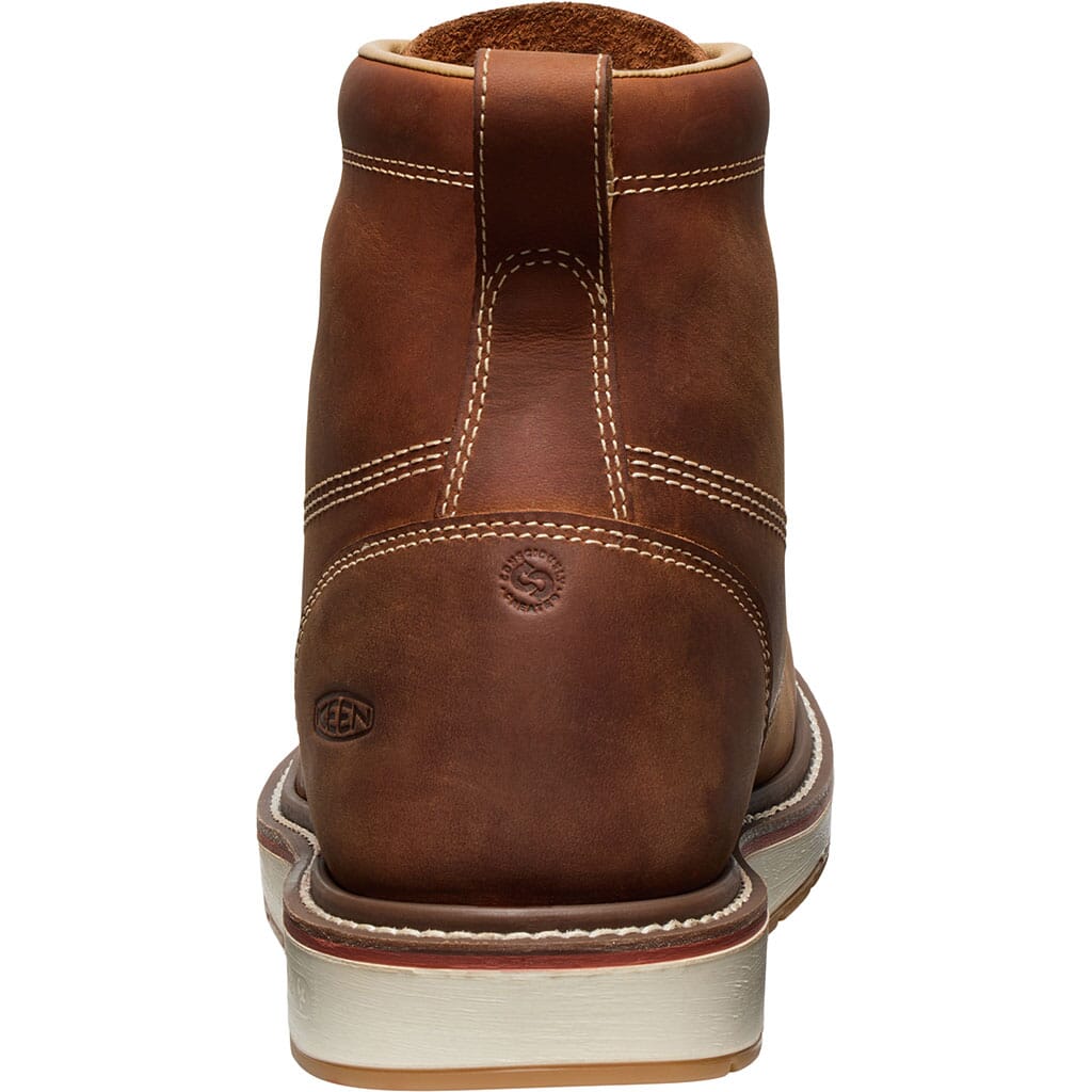 KEEN Utility Men's Liberty Leather Work Boots - Brown/Birch