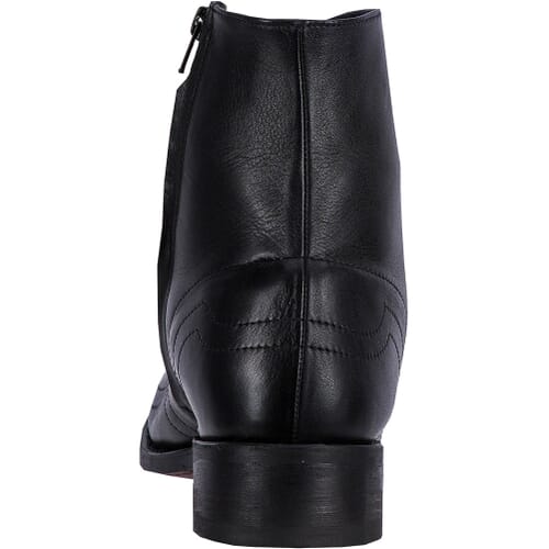 Laredo Men\'s Hoxie Black Leather Boots laredo-mens-western-hoxie-zip-  main image 4