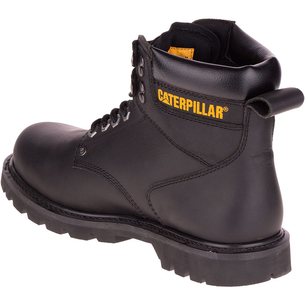 Caterpillar Men's Second Shift Work Boots - Black