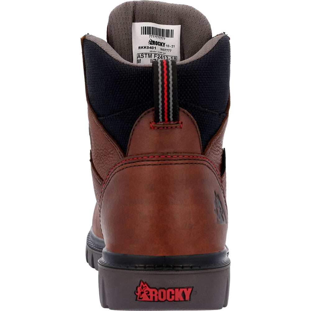RKK0401 Rocky Men's Worksmart Mid WP Safety Boots - Brown