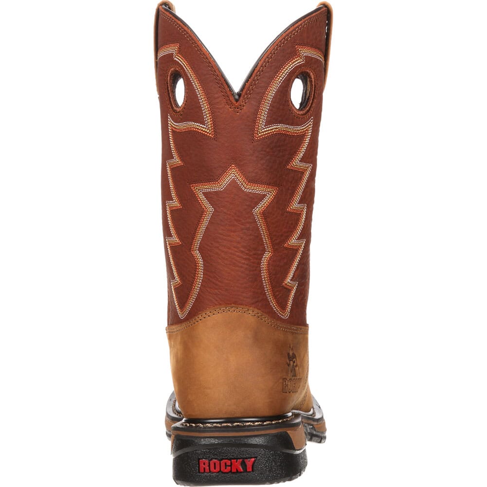 Rocky Men's Original Ride WP Western Boots - Tan/Ochre