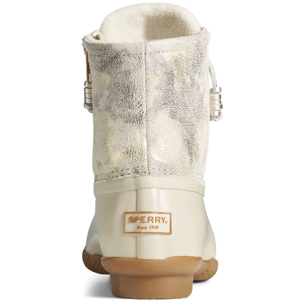 STS86696 Sperry Women's Saltwater Leather Pac Boots - Camo Ivory