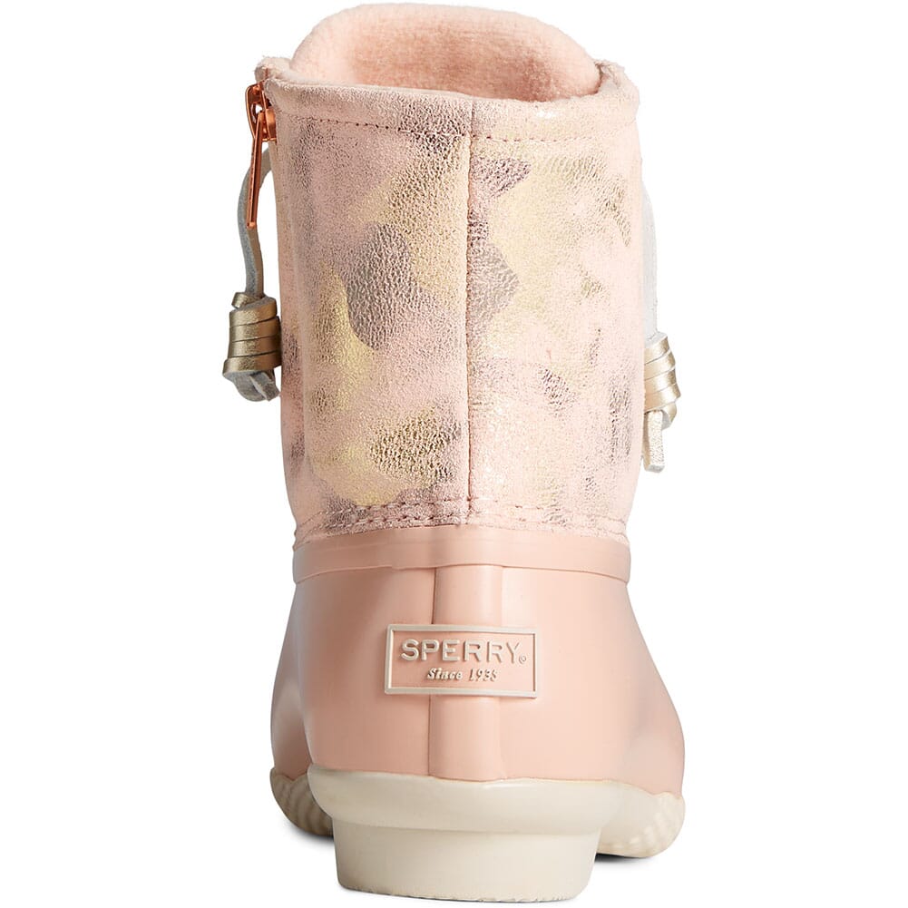 STS87060 Sperry Women's Saltwater Leather Pac Boots - Camo Pink