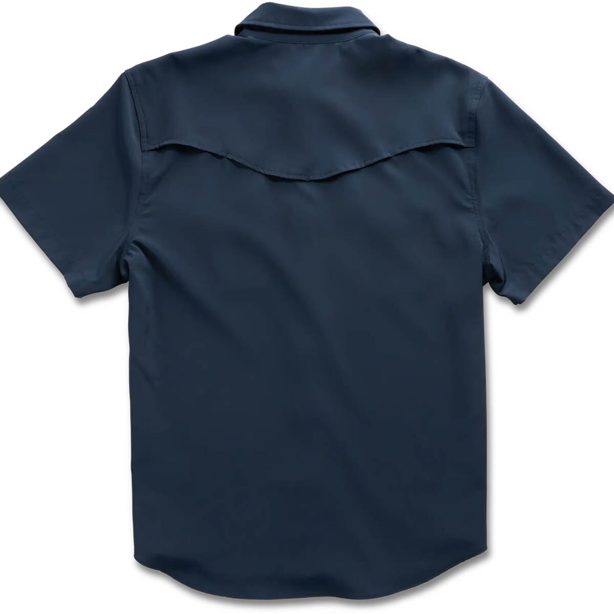 Tecovas Men's Performance Western SS Pearl Snap Shirt - Navy