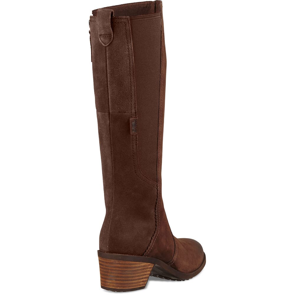  Teva Women's Anaya Tall WP Casual Boots - Chocolate Brown