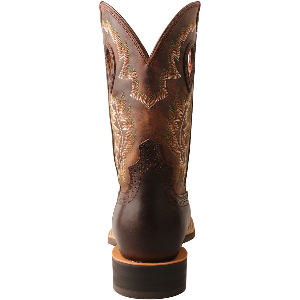 MRS0069 Twisted X Men's Ruff Stock Western Boots - Smoky Chocolate/Tobacco