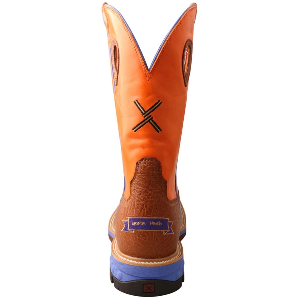 MXBA003 Twisted X Men's CellStretch Safety Boots - Tan/Orange