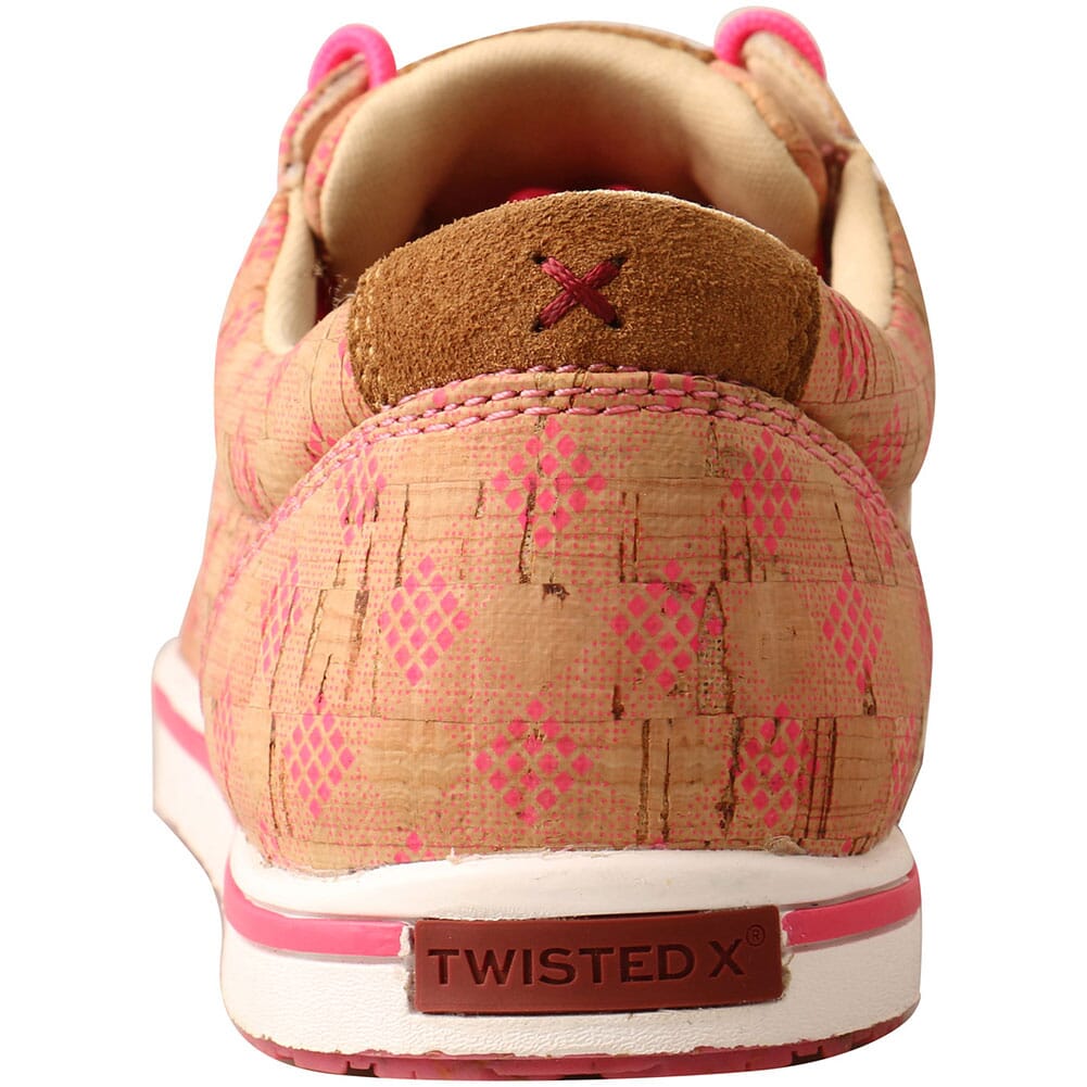 WCA0034 Twisted X Women's Kicks Casual Shoes - Tan/Pink
