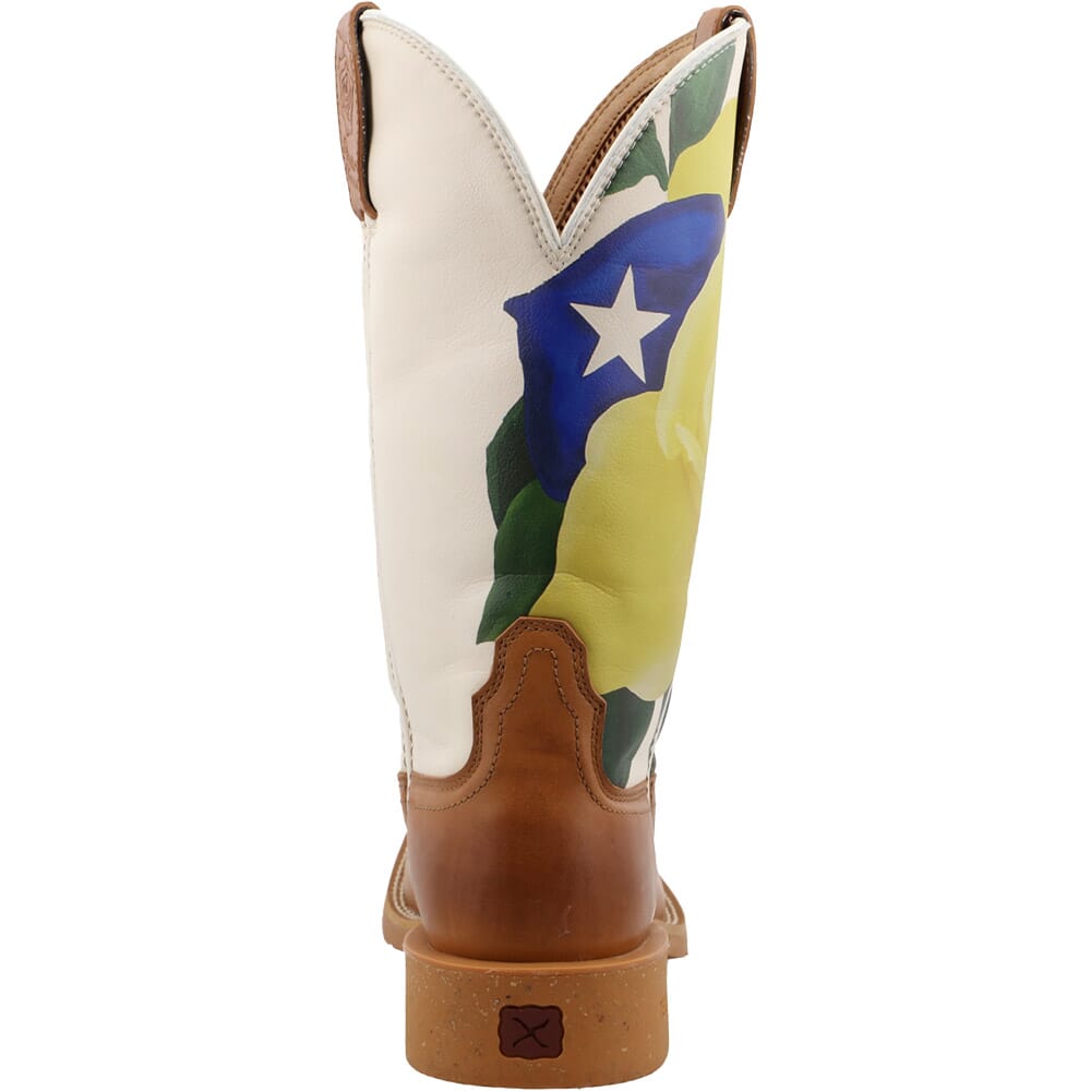 Twisted X Women's Tech Western Boots - Indian Tan/Yellow Rose