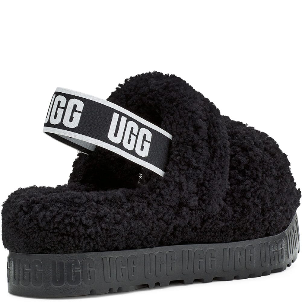 1120876-BLK UGG Women's Oh Fluffita Casual Slippers - Black