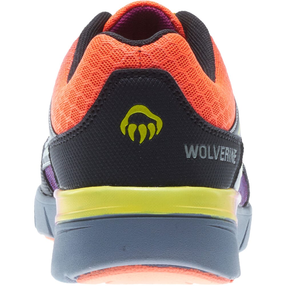 Wolverine Women's Jetstream Safety Shoes - Orange/Purple