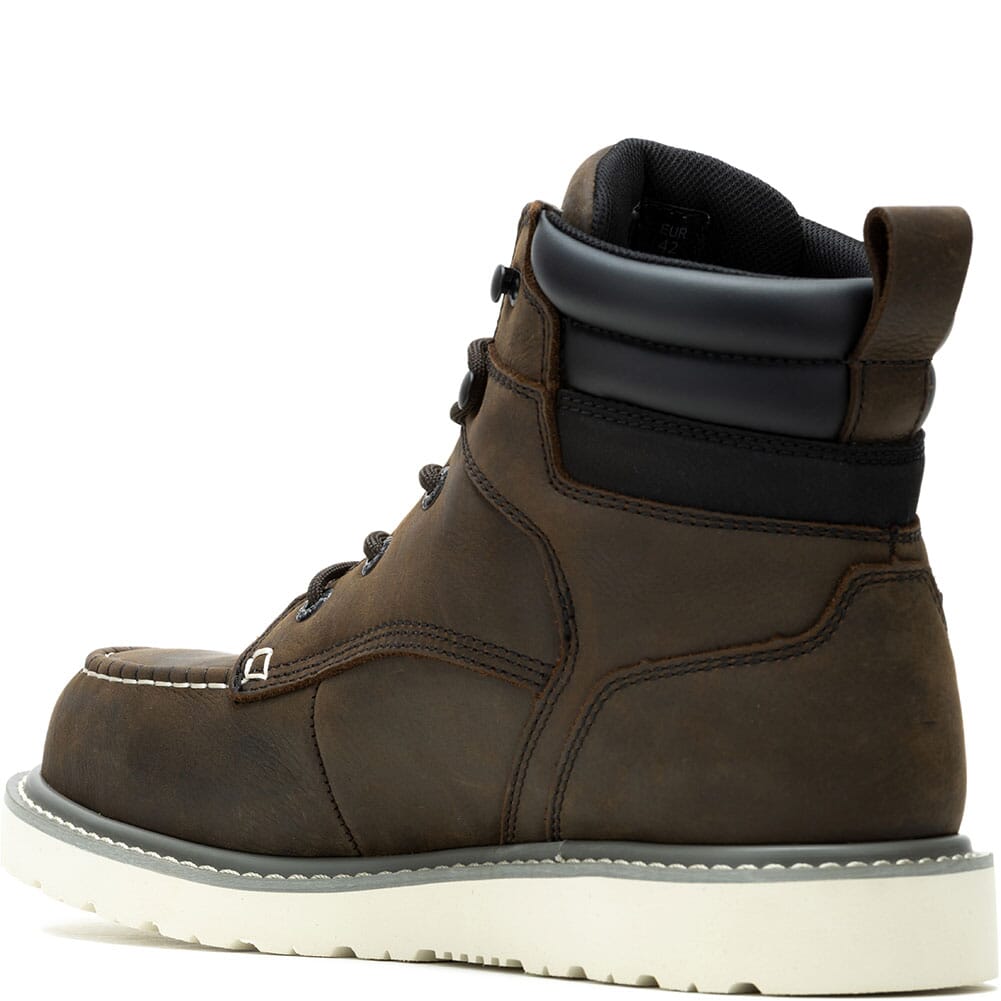 W230041 Wolverine Men's Trade Moc Toe Safety Boots - Dark Brown