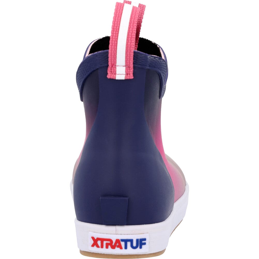 XKAB5AUR XTRATUF Kid's Ankle Deck Rubber Boots - Purple Aurora