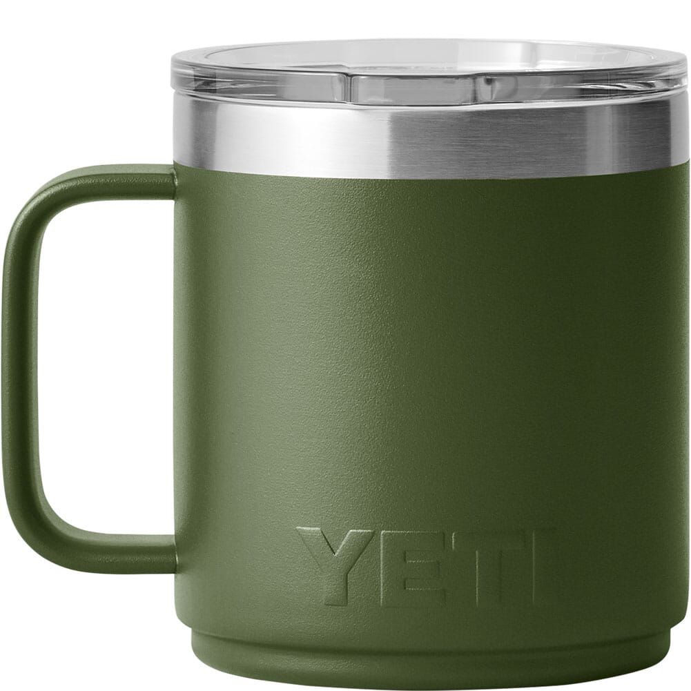 Yeti Rambler 10 Oz Mug with Magslider Lid - Highlands Olive