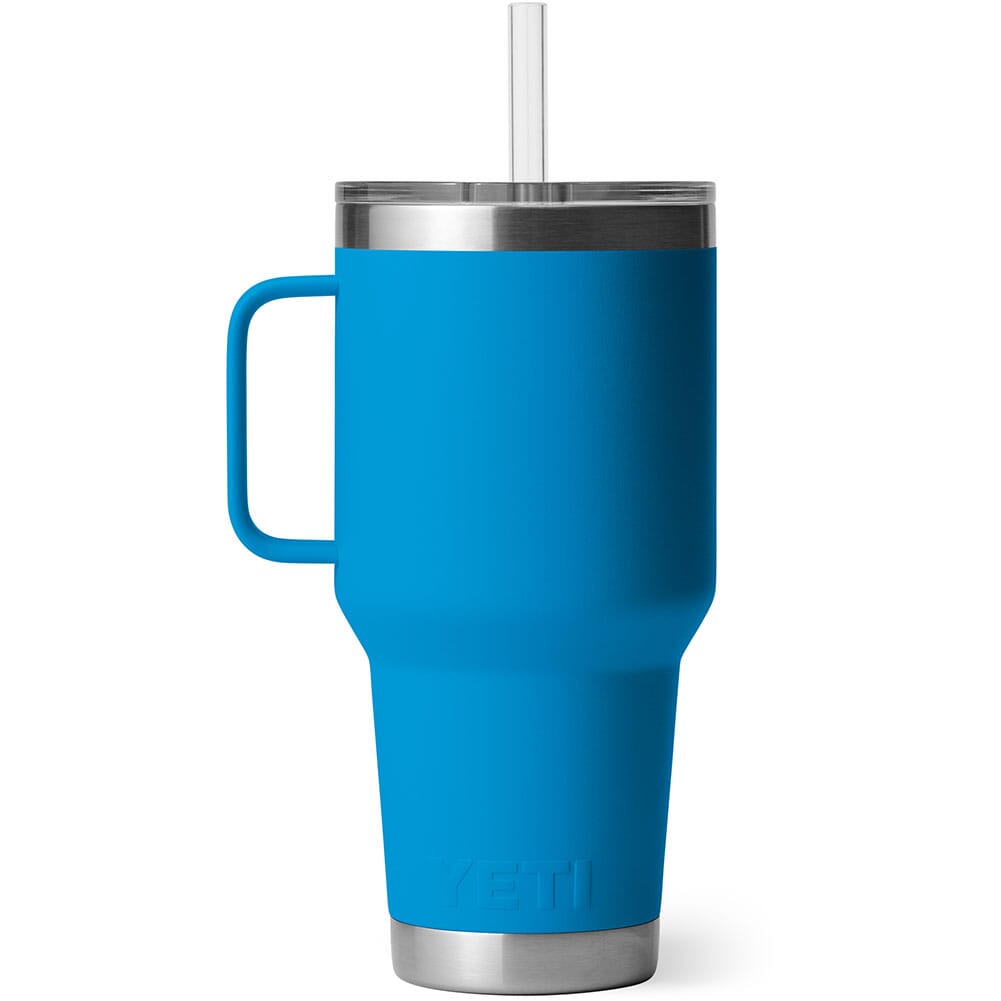 Yeti Rambler 35 oz Straw Mug - Big Wave Blue | elliottsboots
