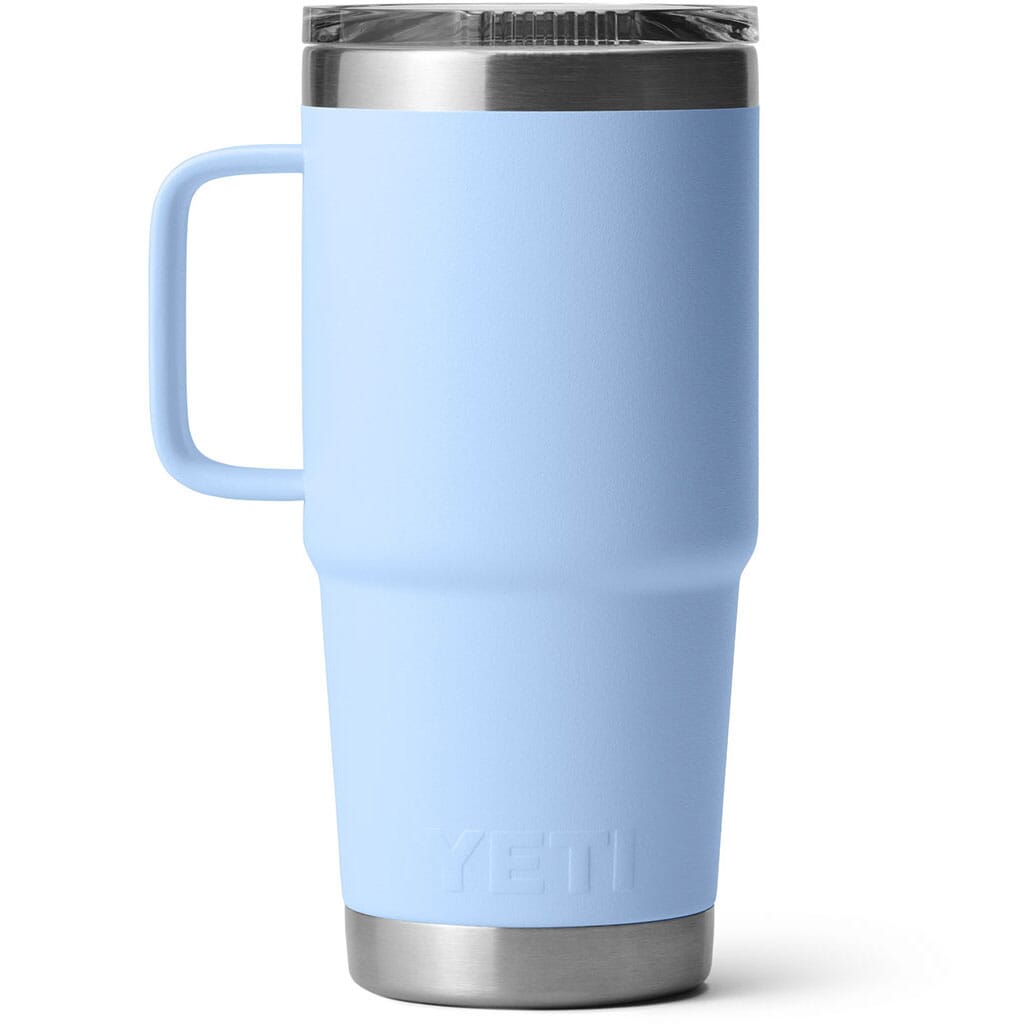 Yeti 20oz. Rambler Travel Mug with Lid - Big Sky Blue | elliottsboots