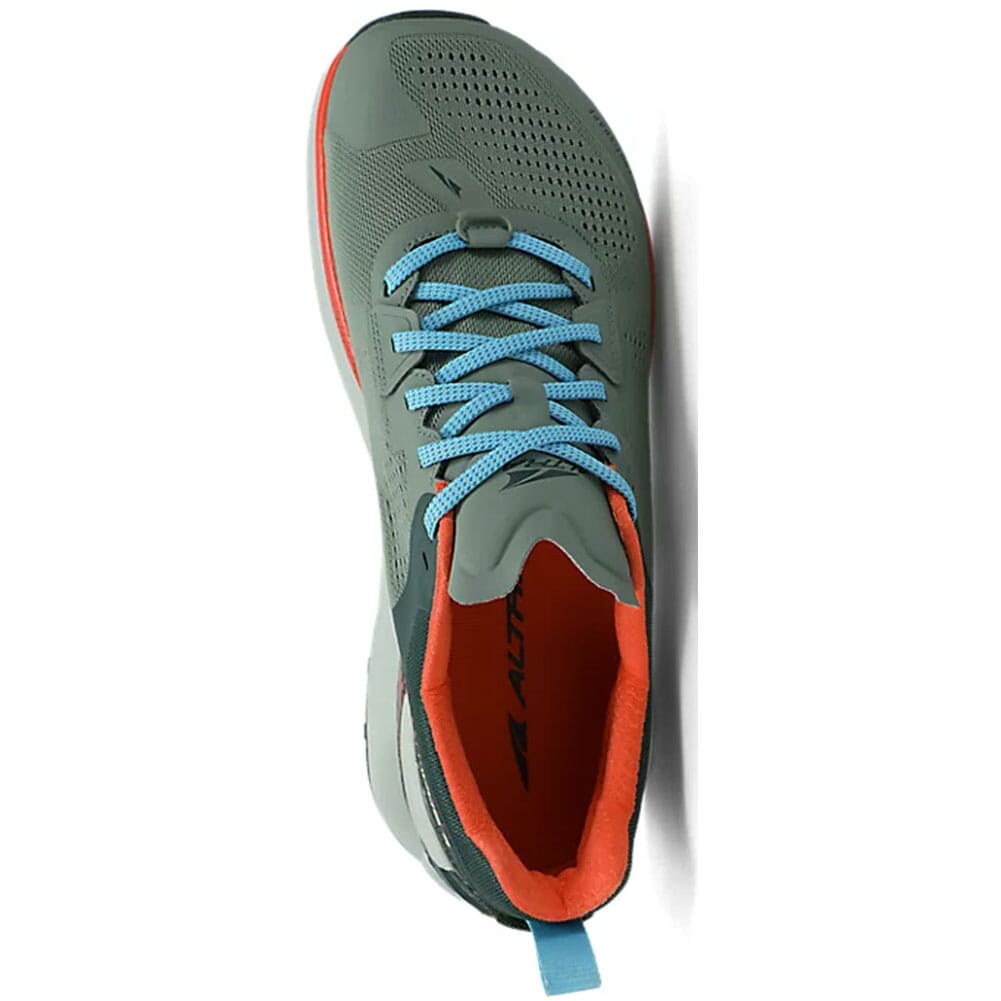 0A4VQM-380 Altra Men's Olympus 4 Running Shoes - Green/Orange