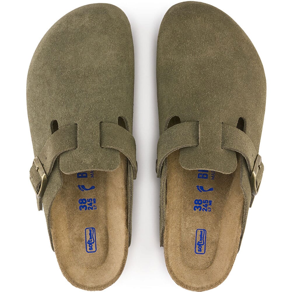 Birkenstock Unisex Boston Soft Casual Shoes - Forest