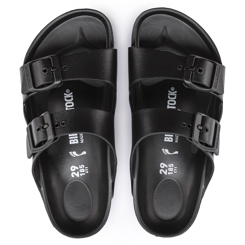 Birkenstock Kid's Arizona Essentials Sandals - Black | elliottsboots