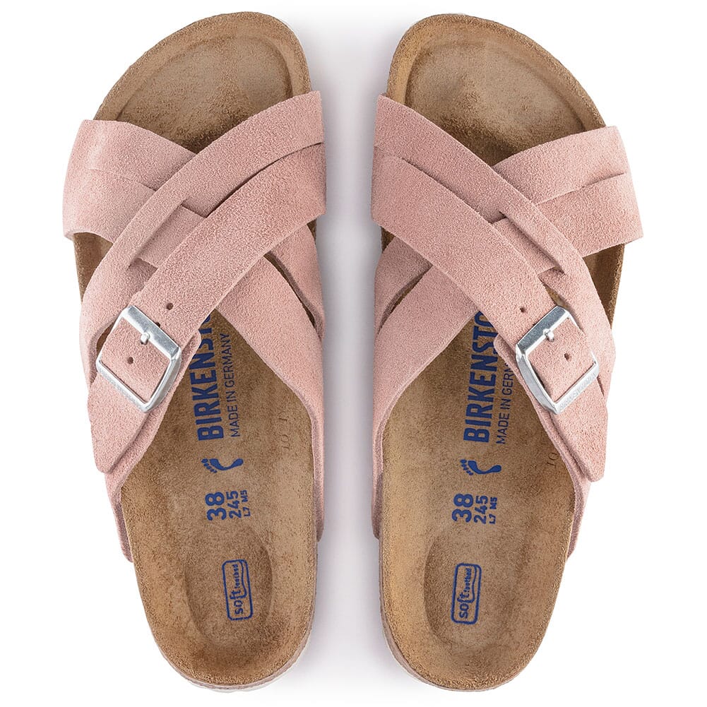 1023880 Birkenstock Women's Lugano Soft Footbed Sandals - Pink Clay