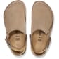 Birkenstock Women's Lutry Casual Shoes Grey Taupe Birdseye View