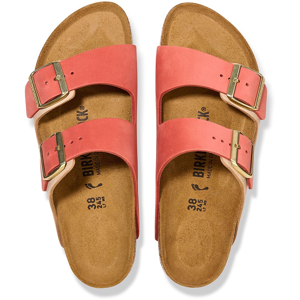 womens red birkenstock