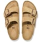 BK1026174 Birkenstock Women's Arizona Suede Leather Sandals - Latte Cream