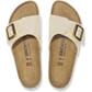 1029393 Birkenstock Women's Catalina Luxe Buckle Slides - Graceful Pearl White
