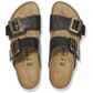 1029457 Birkenstock Women's Sydney Luxe Buckle Sandals - Graceful Licorice