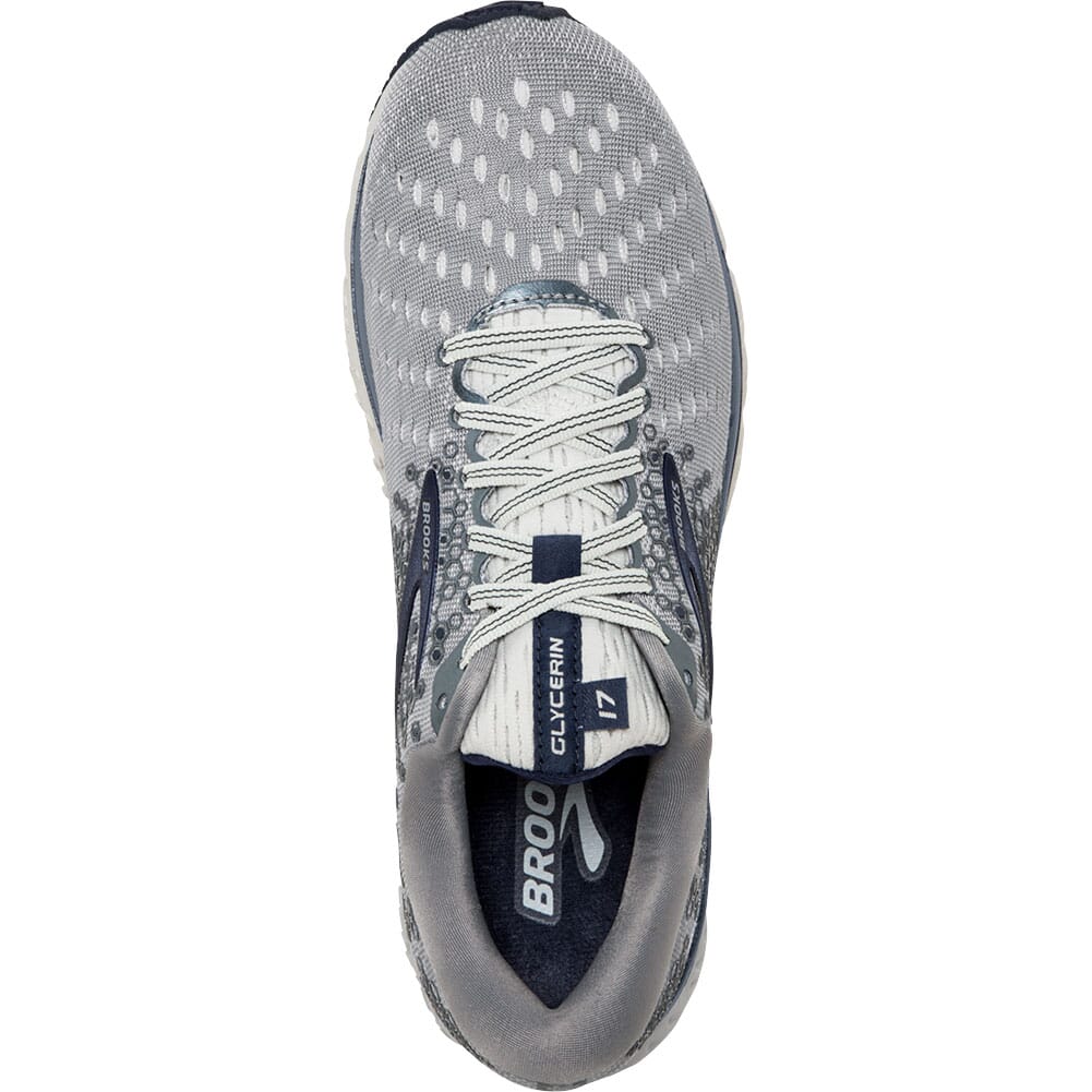 Brooks Men's Glycerin 17 Road Running Shoes - Grey/Navy