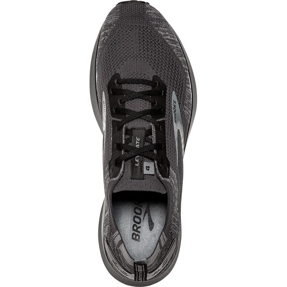 110345-09 Brooks Men's Levitate 4 Road Running Shoes - Blackened Pearl/Grey/Blac