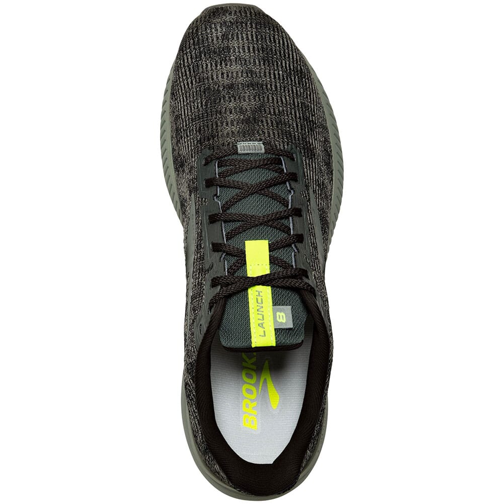110358-304 Brooks Men's Launch 8 Running Shoes - Urban/Black/Nightlife
