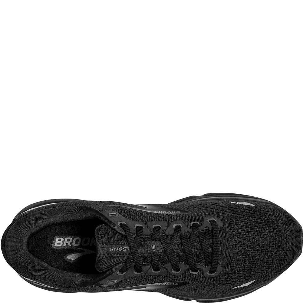 110393-020 Brooks Men's Ghost 15 Athletic Shoes - Black/Ebony