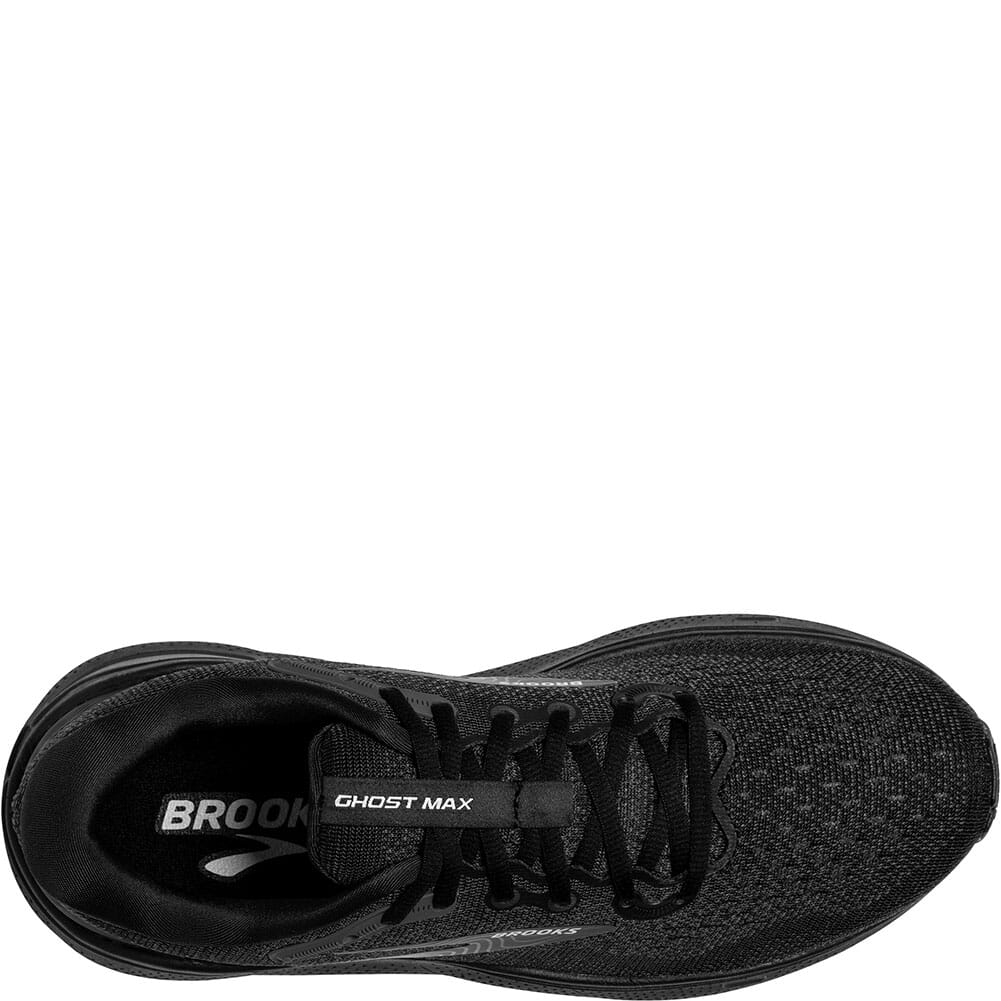 110406-020 Brooks Men's Ghost Max Athletic Running Shoes - Black