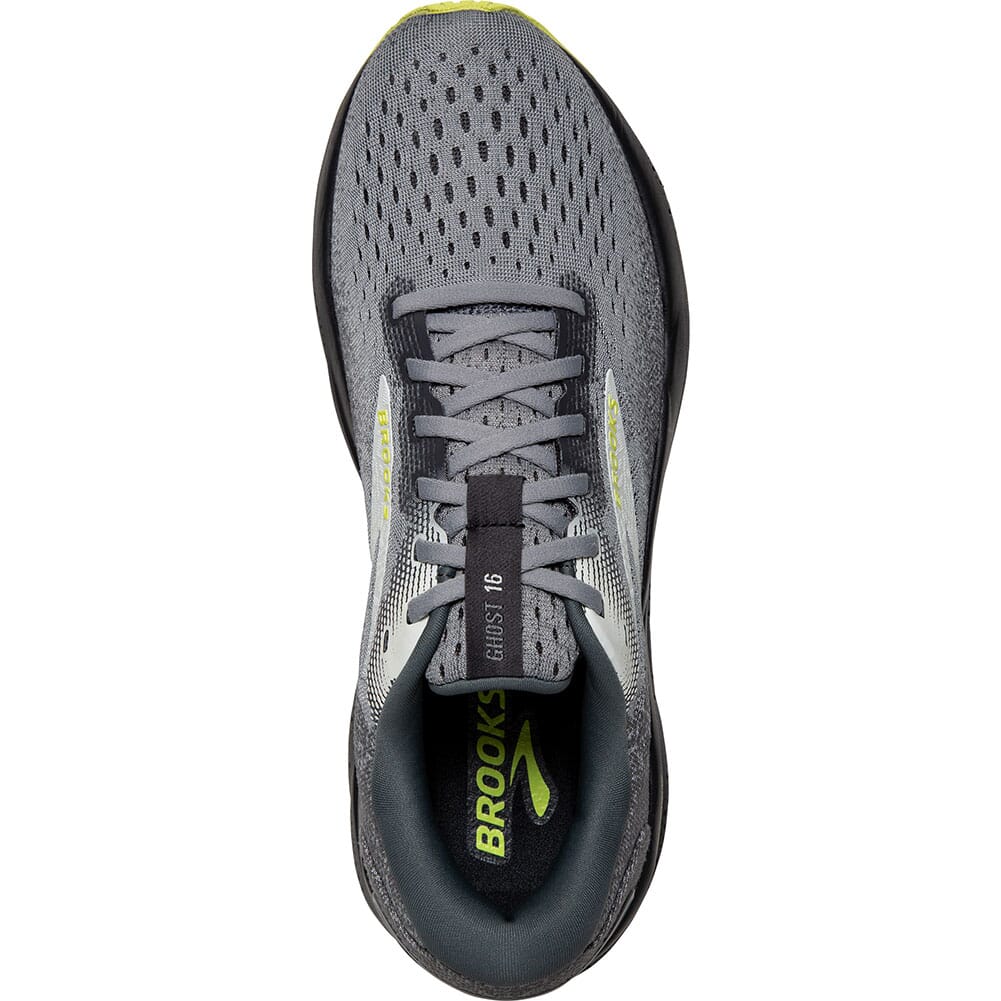 110418-040 Brooks Men's Ghost 16 Athletic Shoes - Primer/Lime