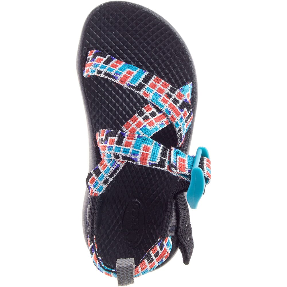 Chaco Kids Z/1 Ecotread Sandals - Tube Teal