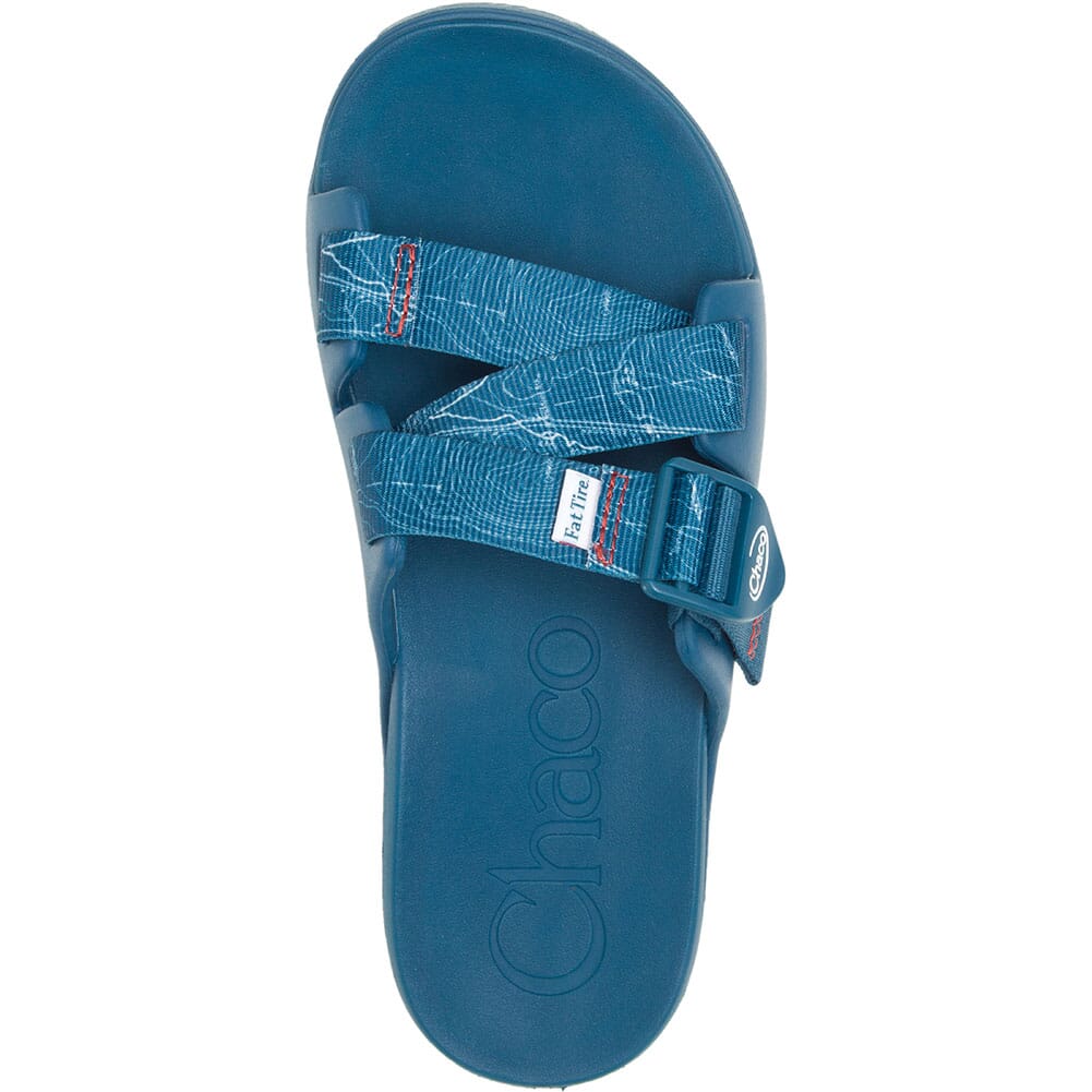 JCH108446 Chaco Women's Chillos Slides - Contour Navy