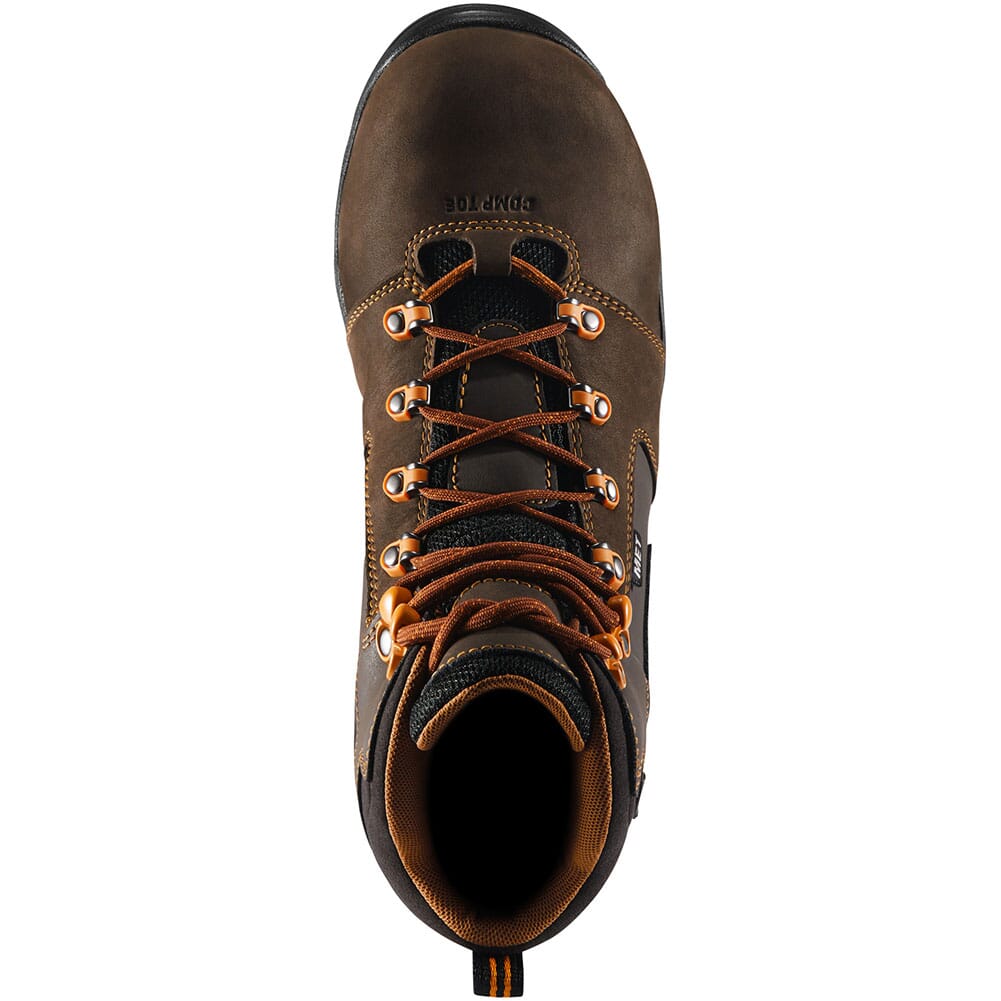 13855 Danner Men's Vicious Met Guard GTX Safety Boots - Brown/Orange