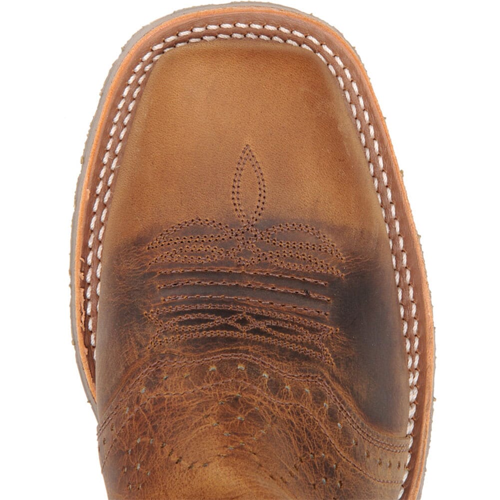 Double H Men's Square Toe Western Ropers - Brown