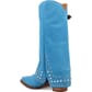 Dingo Women's Howdy Honey Suede Boots - Blue
